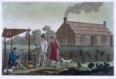 Osage settlement near Missouri River, from 